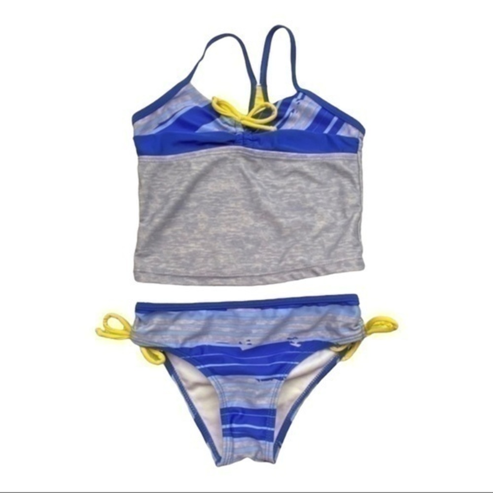 Big Chill Swimsuit Set 2‎ Piece Bathing Suit Girls Size 5 6